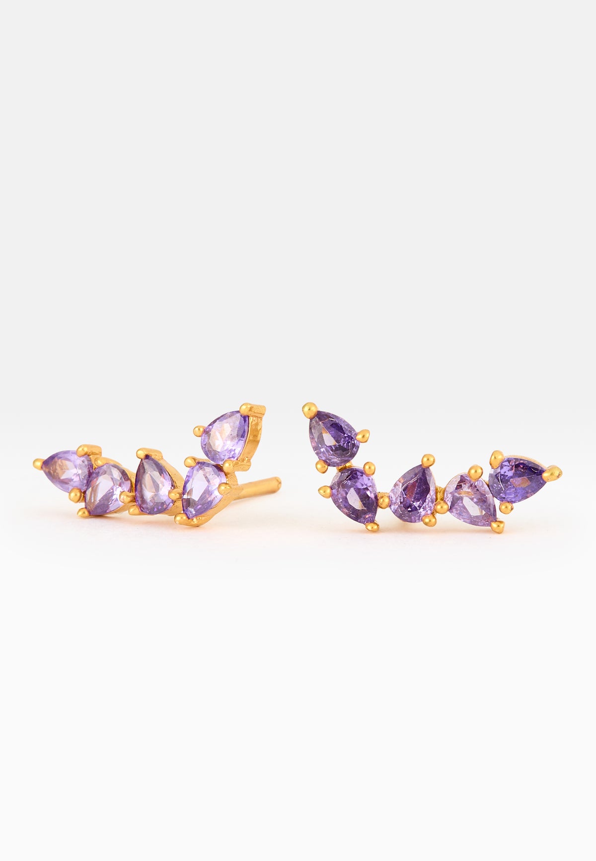 Gondola amethyst earrings