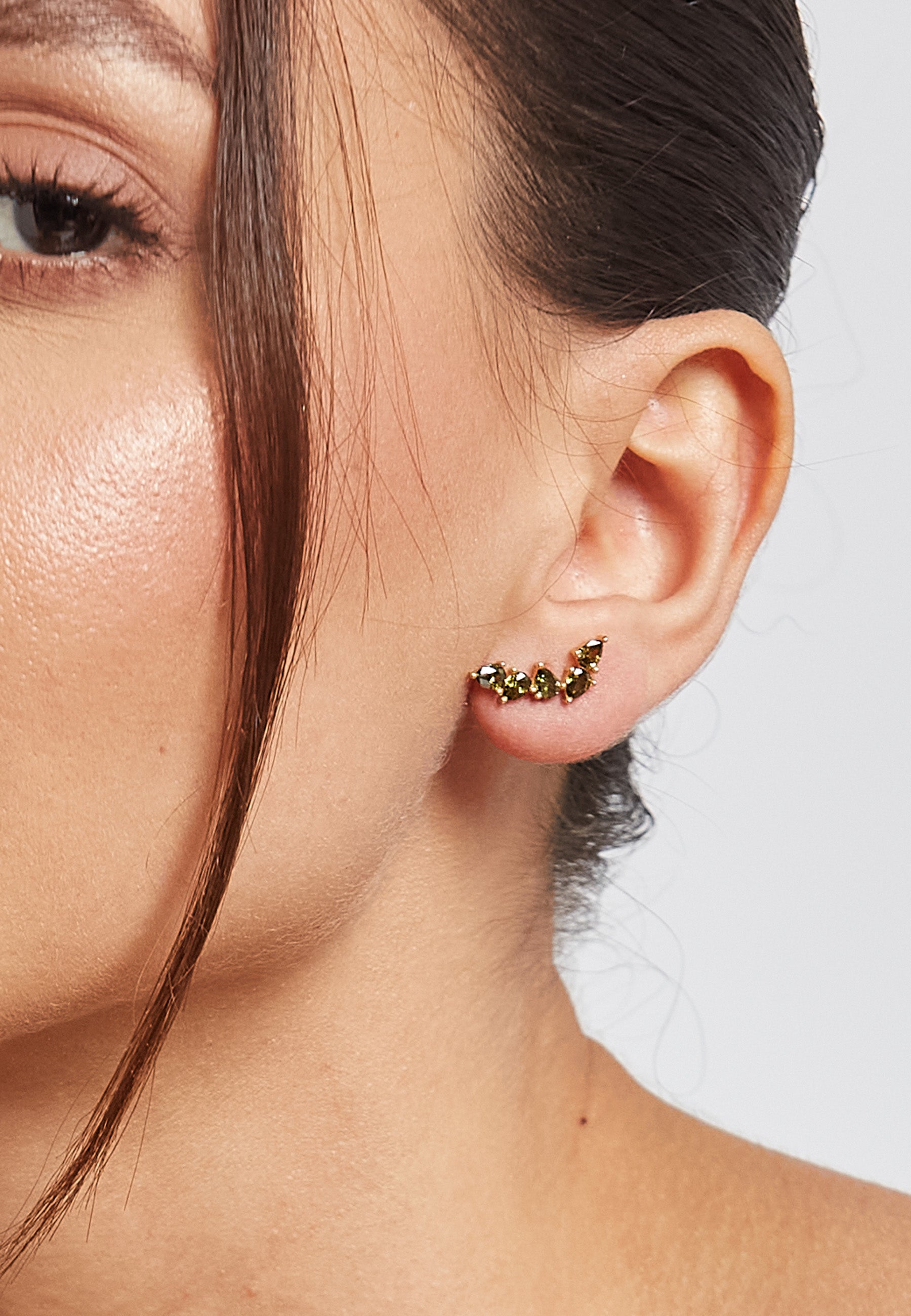 Gondola Olive Earrings