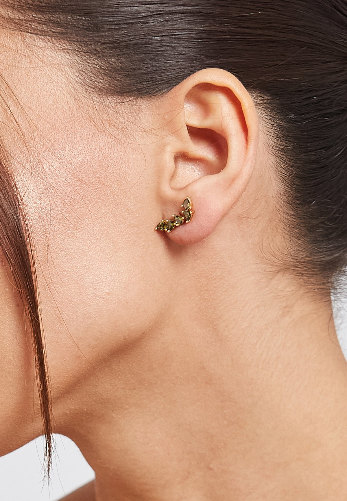 Gondola olive earrings