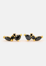 Load image into Gallery viewer, Benitta Black Earrings
