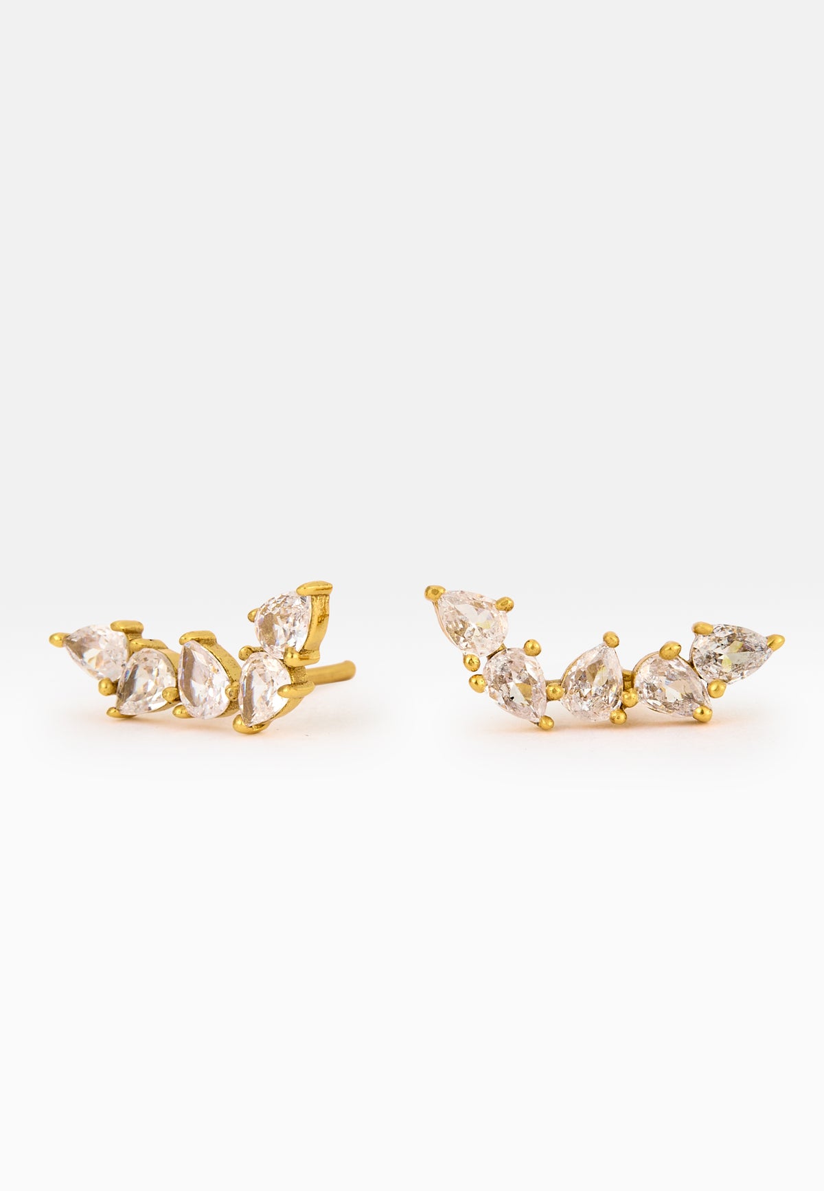 Gondola white earrings