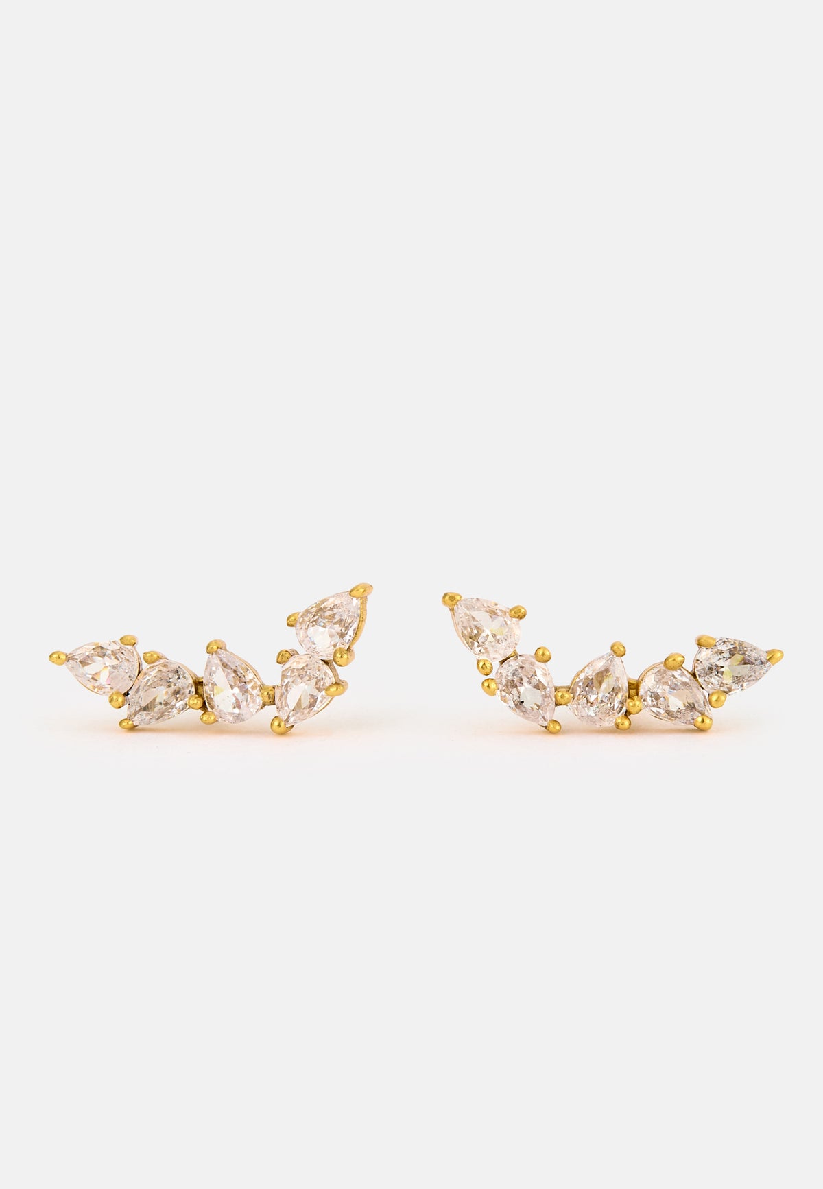 Gondola white earrings