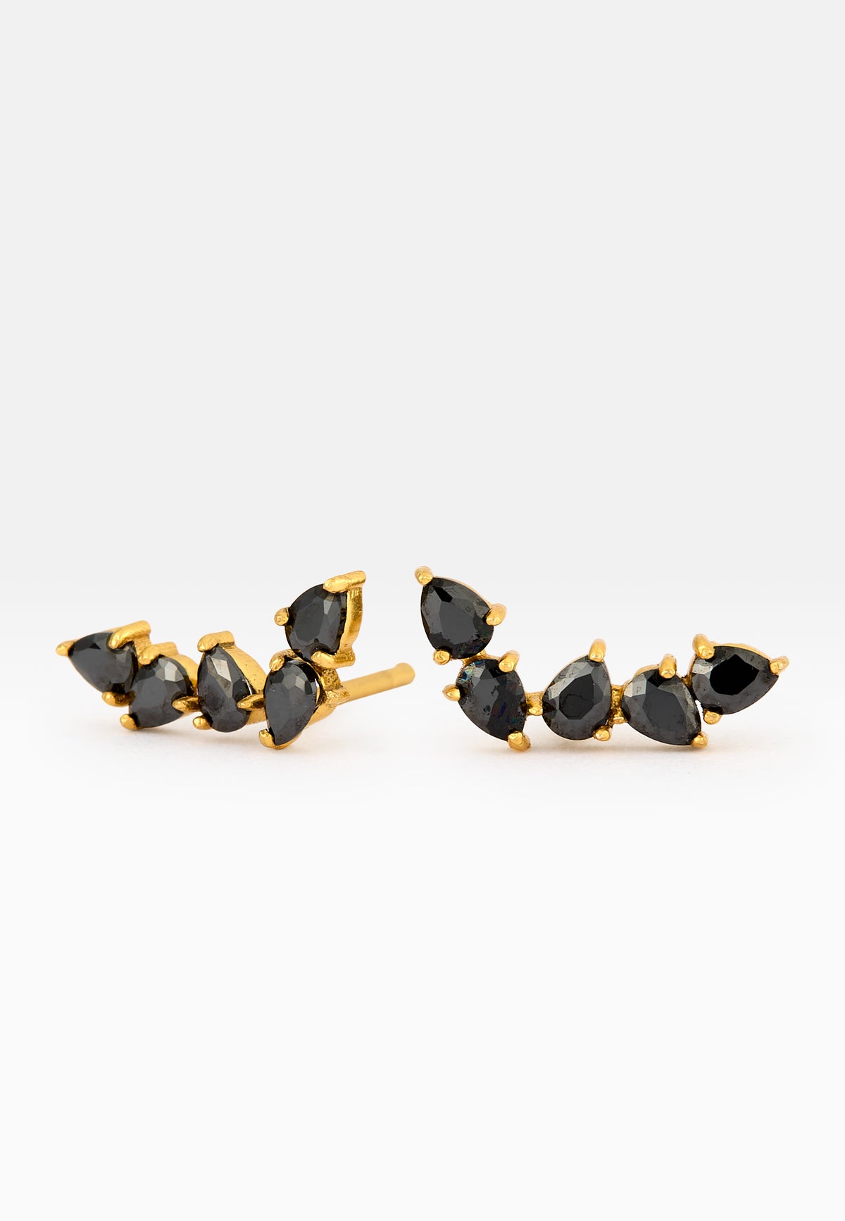 Gondola Black Earrings