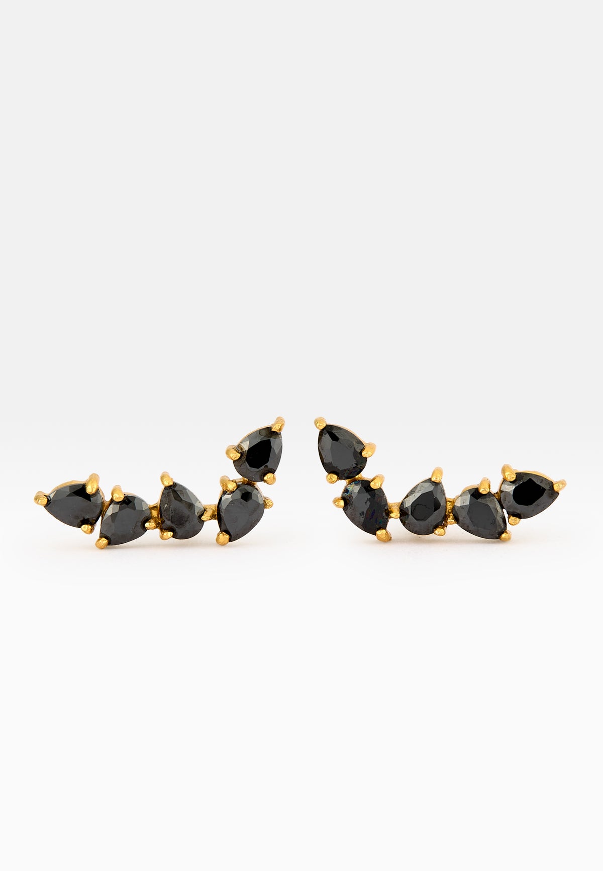 Gondola Black Earrings