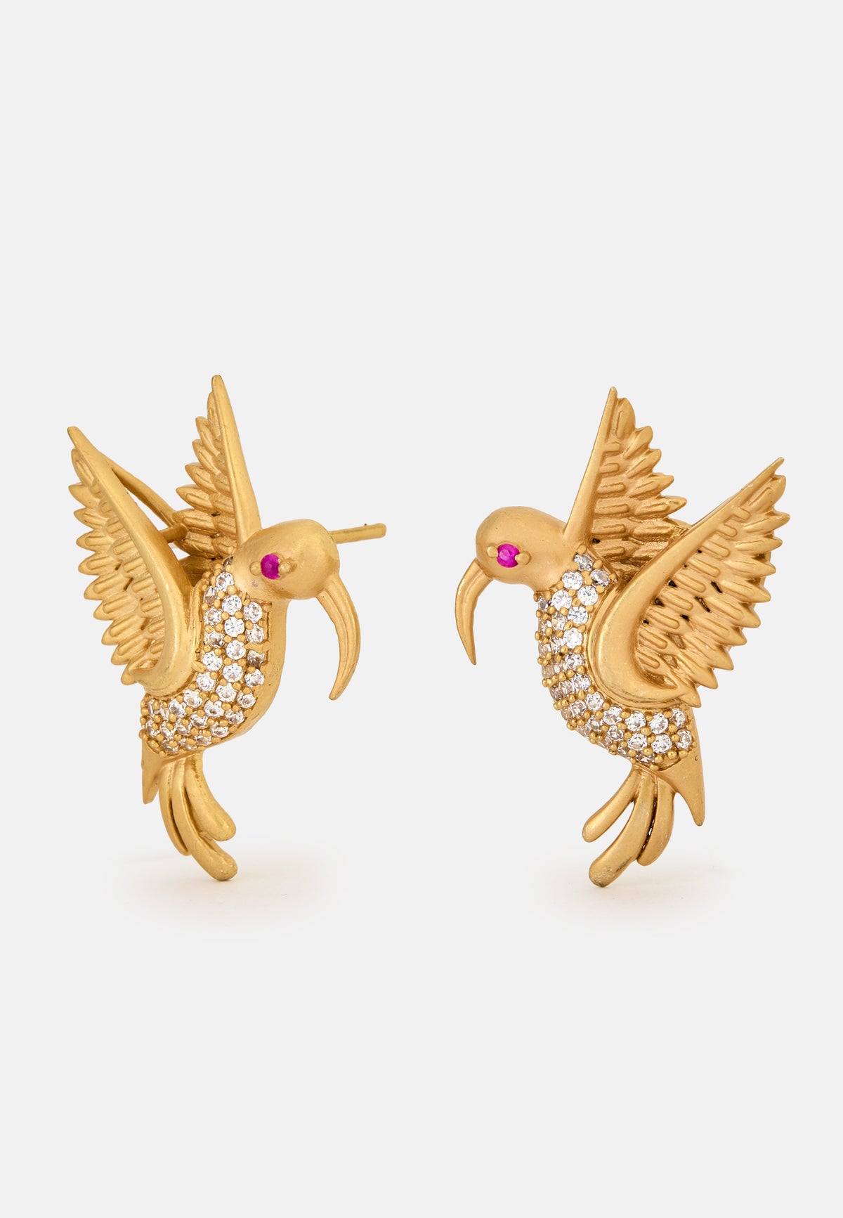 Amazonian hummingbird earrings