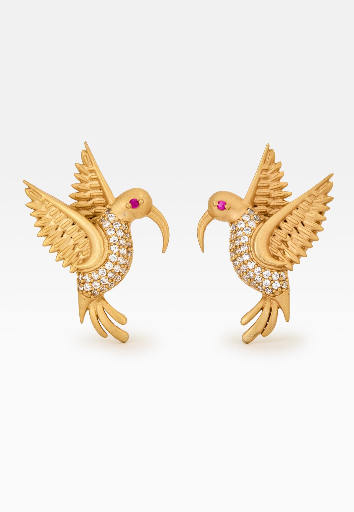 Amazonian hummingbird earrings