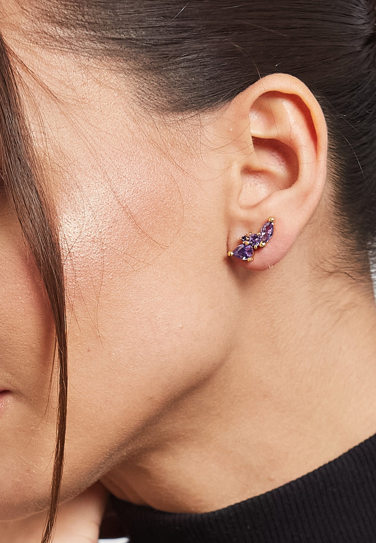 Benitta amethyst earrings