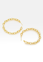 Load image into Gallery viewer, Chain Hoop Earrings
