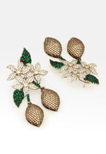 Load image into Gallery viewer, Zeus Champagne Earrings
