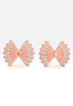 Load image into Gallery viewer, Mini-Abanicho Rose-gold Earrings

