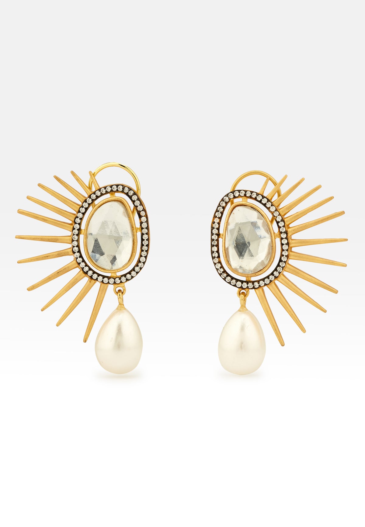 Boucles d'Oreilles Golden Sun Eclipse