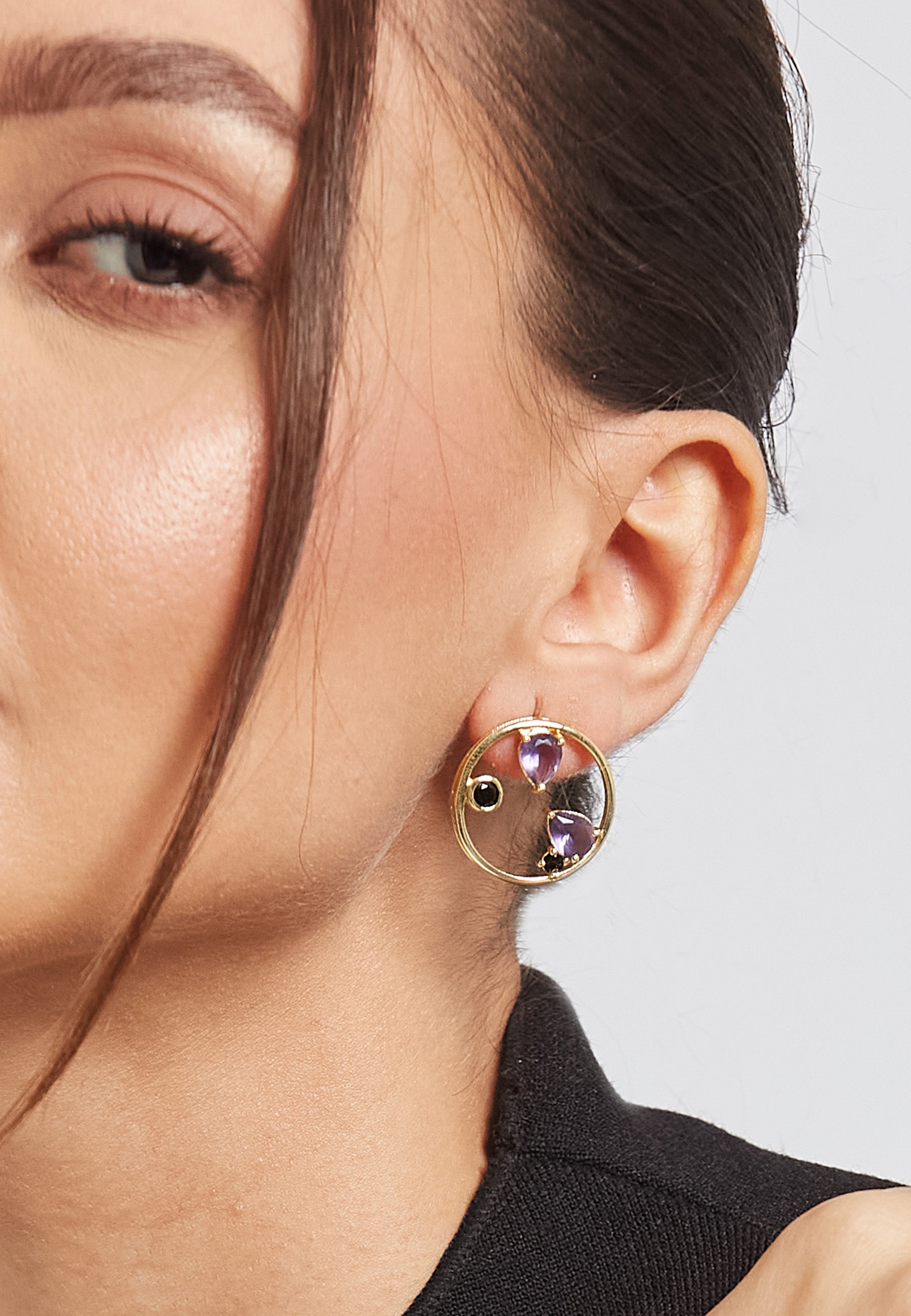 Genoa Amethyst Earrings