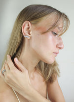 Load image into Gallery viewer, Silver Benitta Earrings Bombay Sunset
