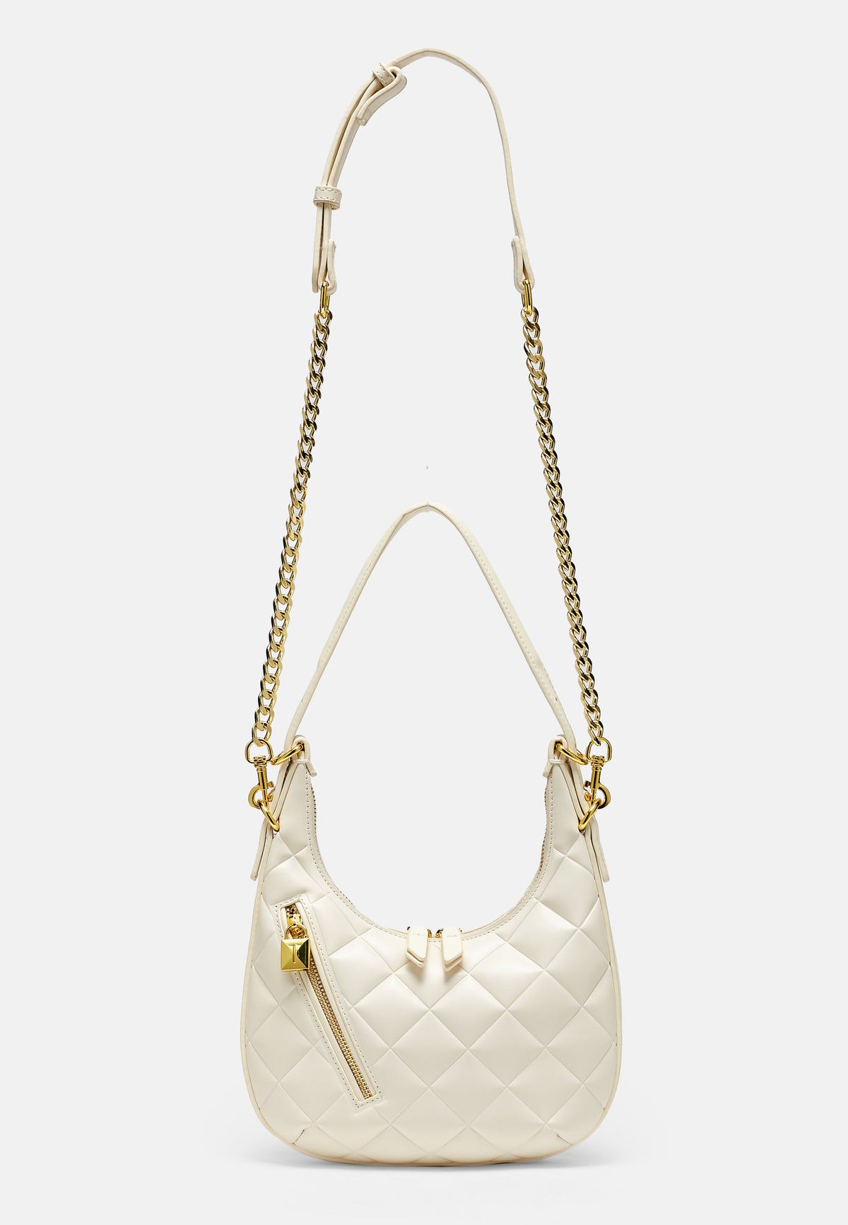 Quilted shoulder bag