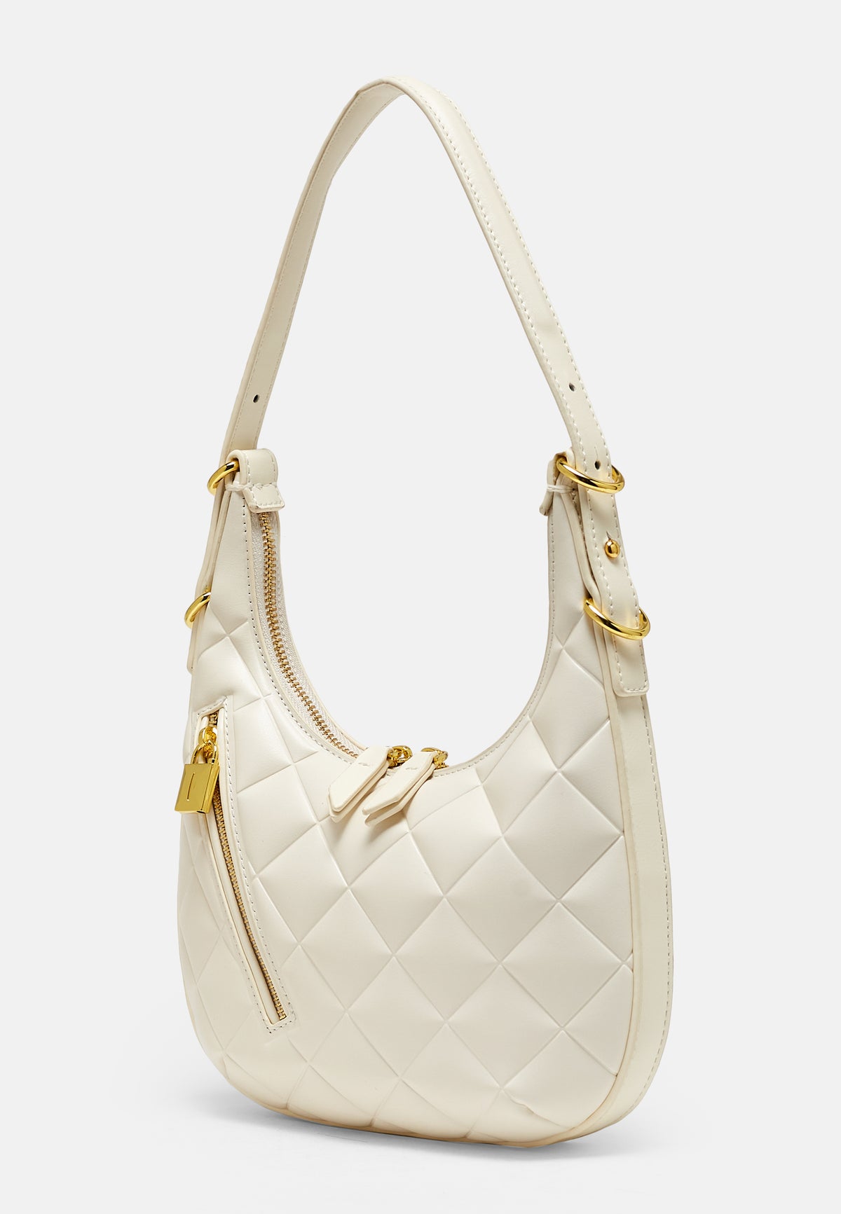 Quilted shoulder bag