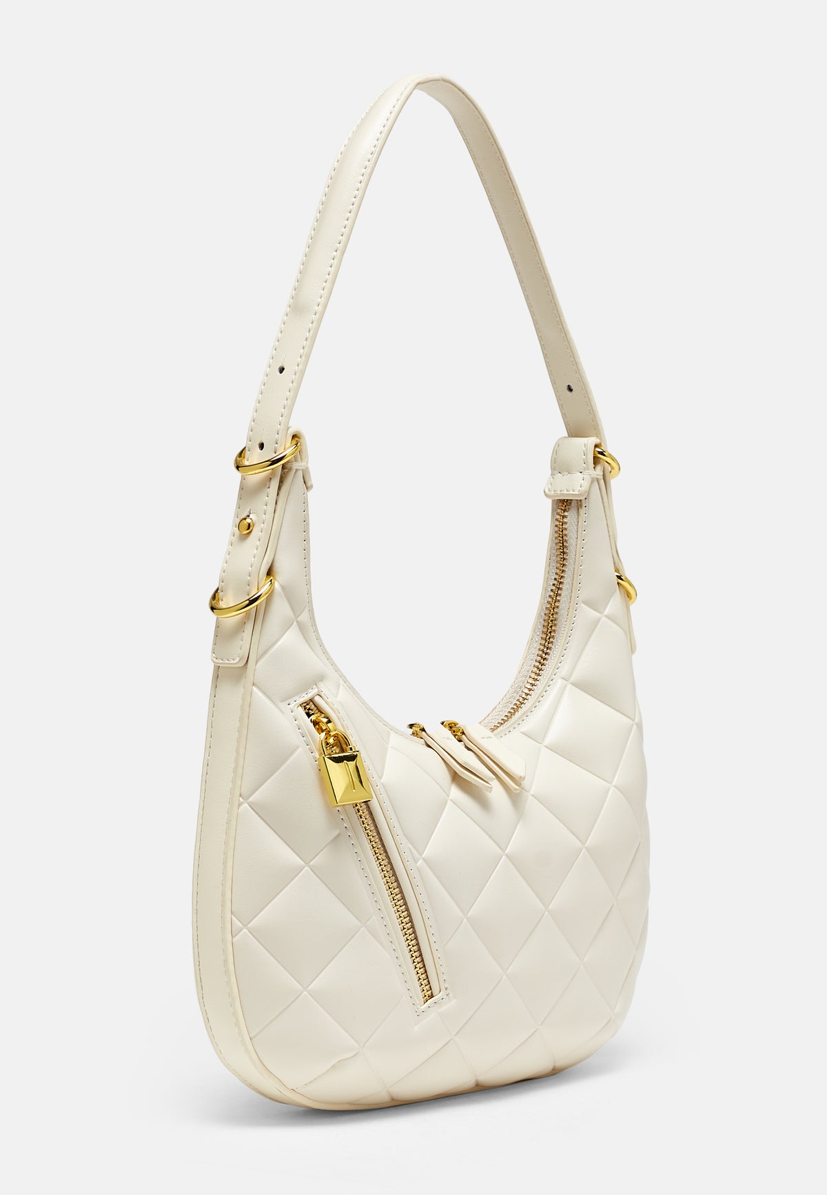 Quilted shoulder bag