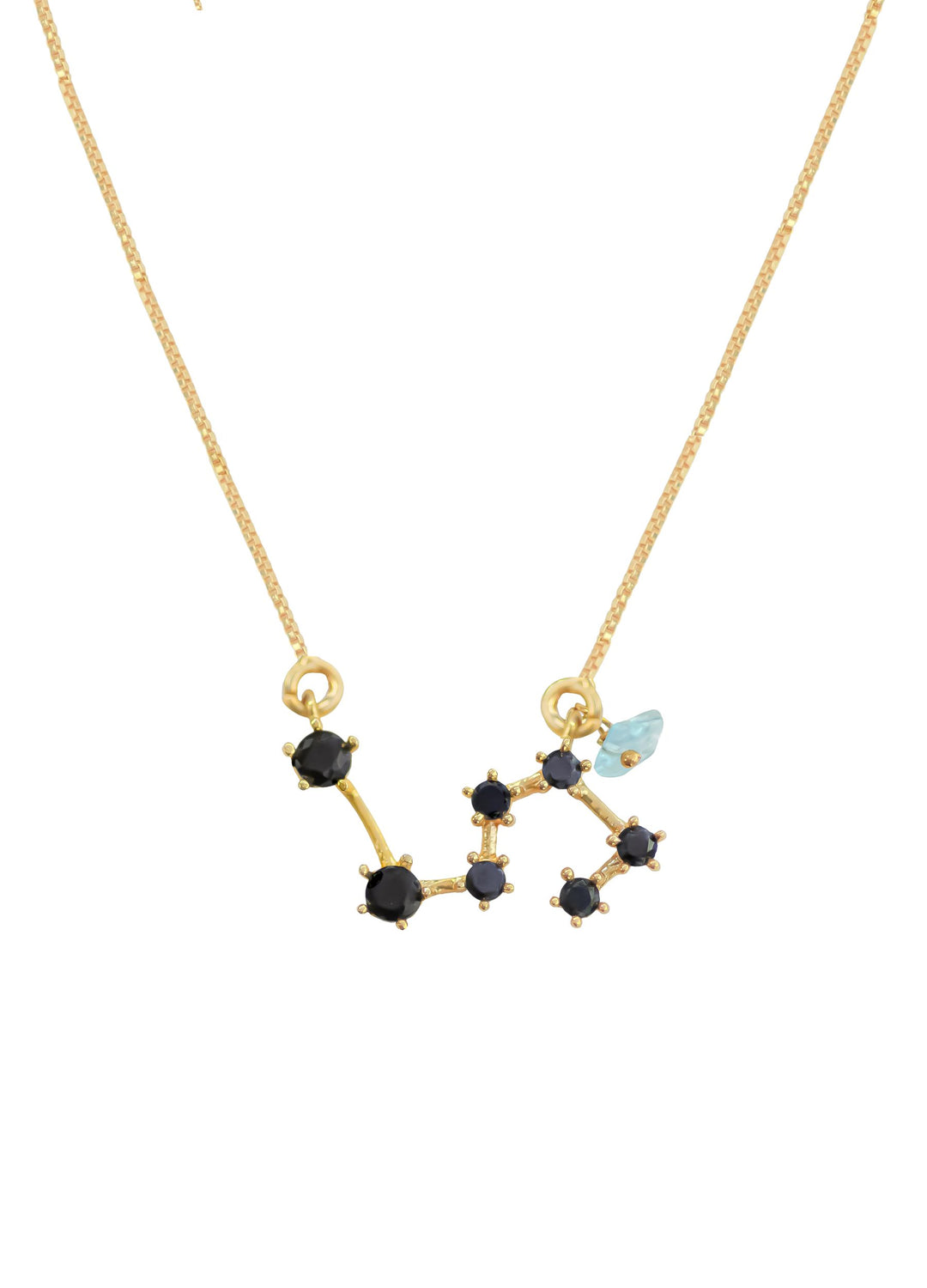 constellation leo zodiac necklace Bombay Sunset