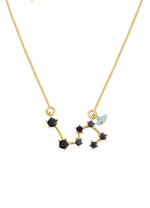 Load image into Gallery viewer, constellation leo zodiac necklace Bombay Sunset
