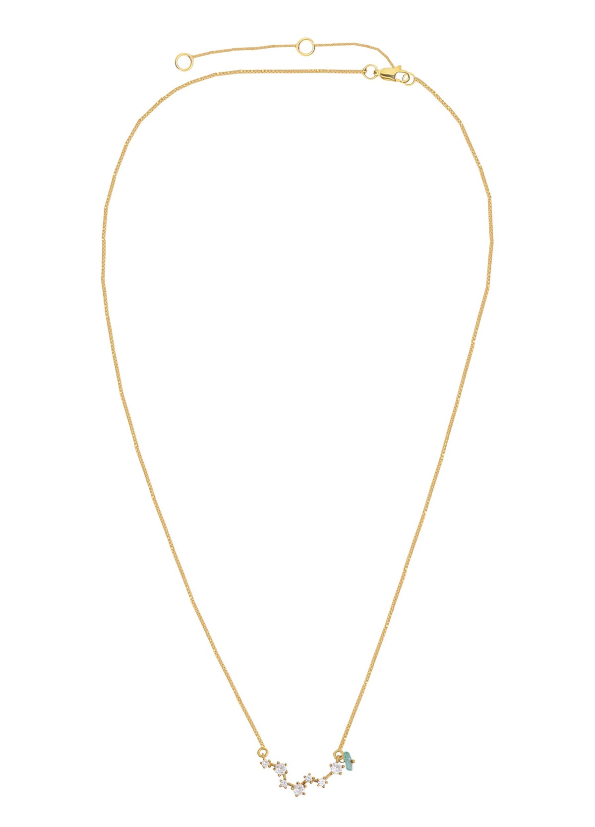 Constellation scorpius zodiac necklace bombay sunset