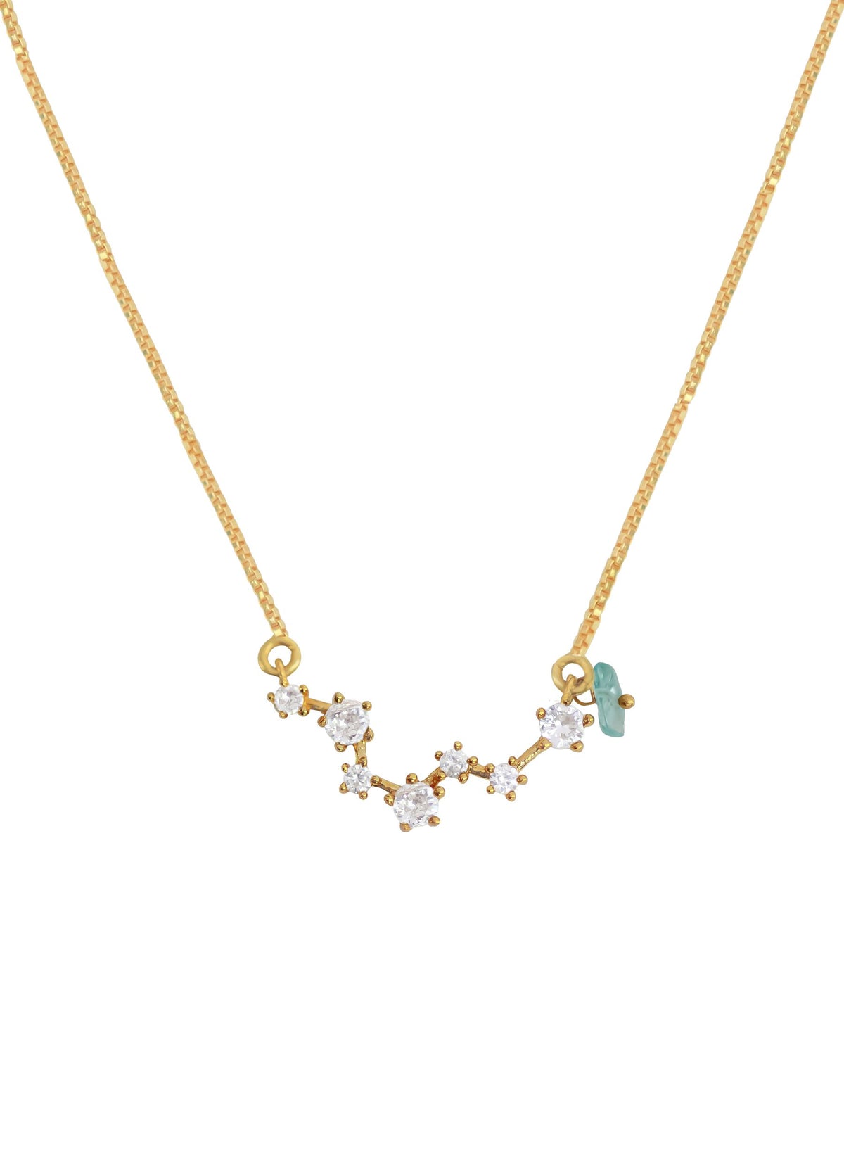 Constellation scorpius zodiac necklace bombay sunset