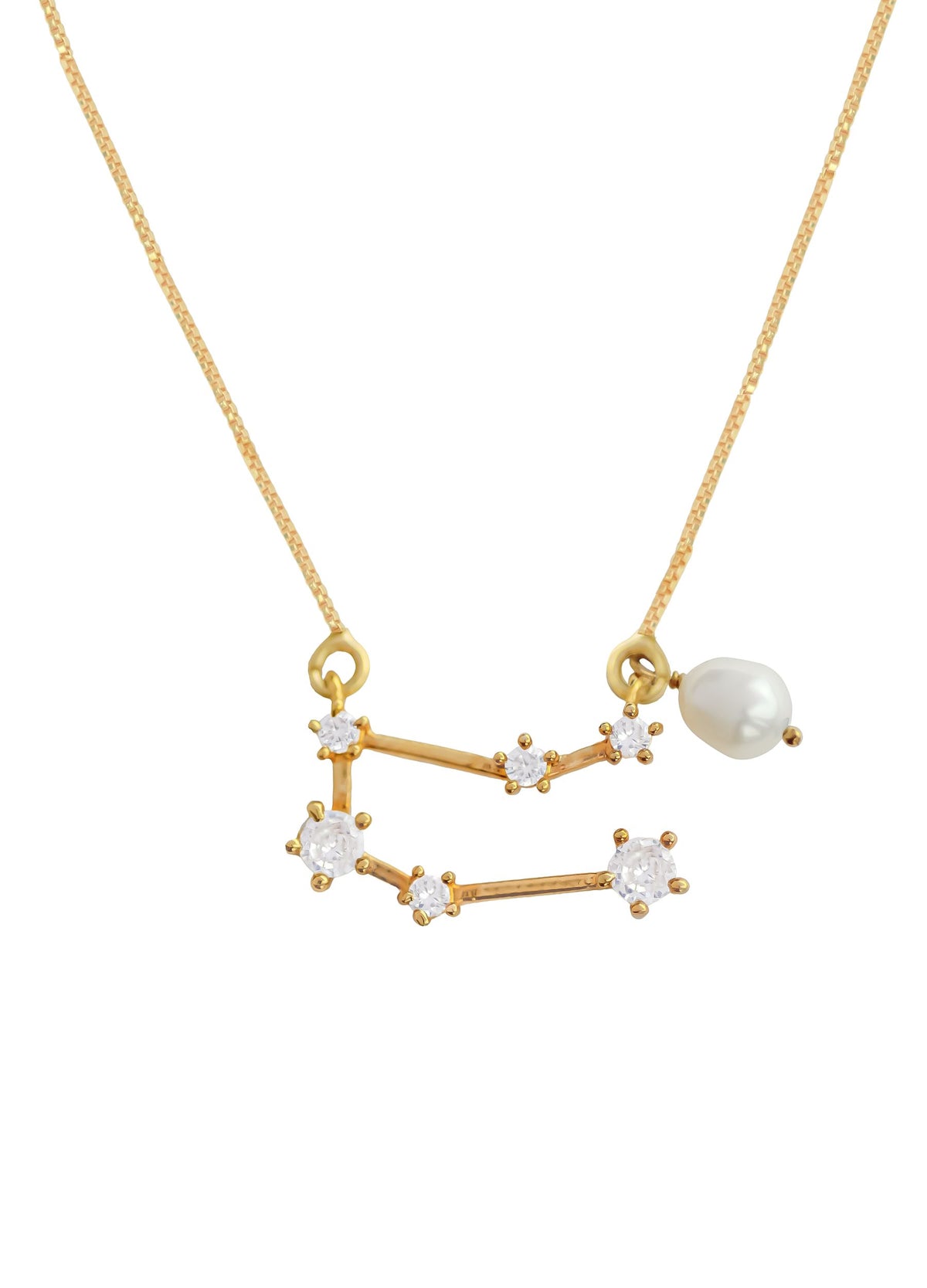 Constellation gemini zodiac necklace bombay sunset