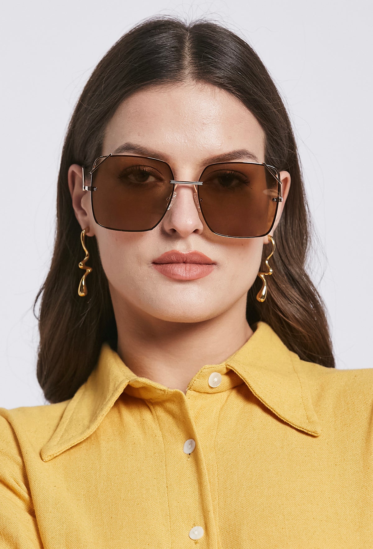 Wisteria brown sunglasses