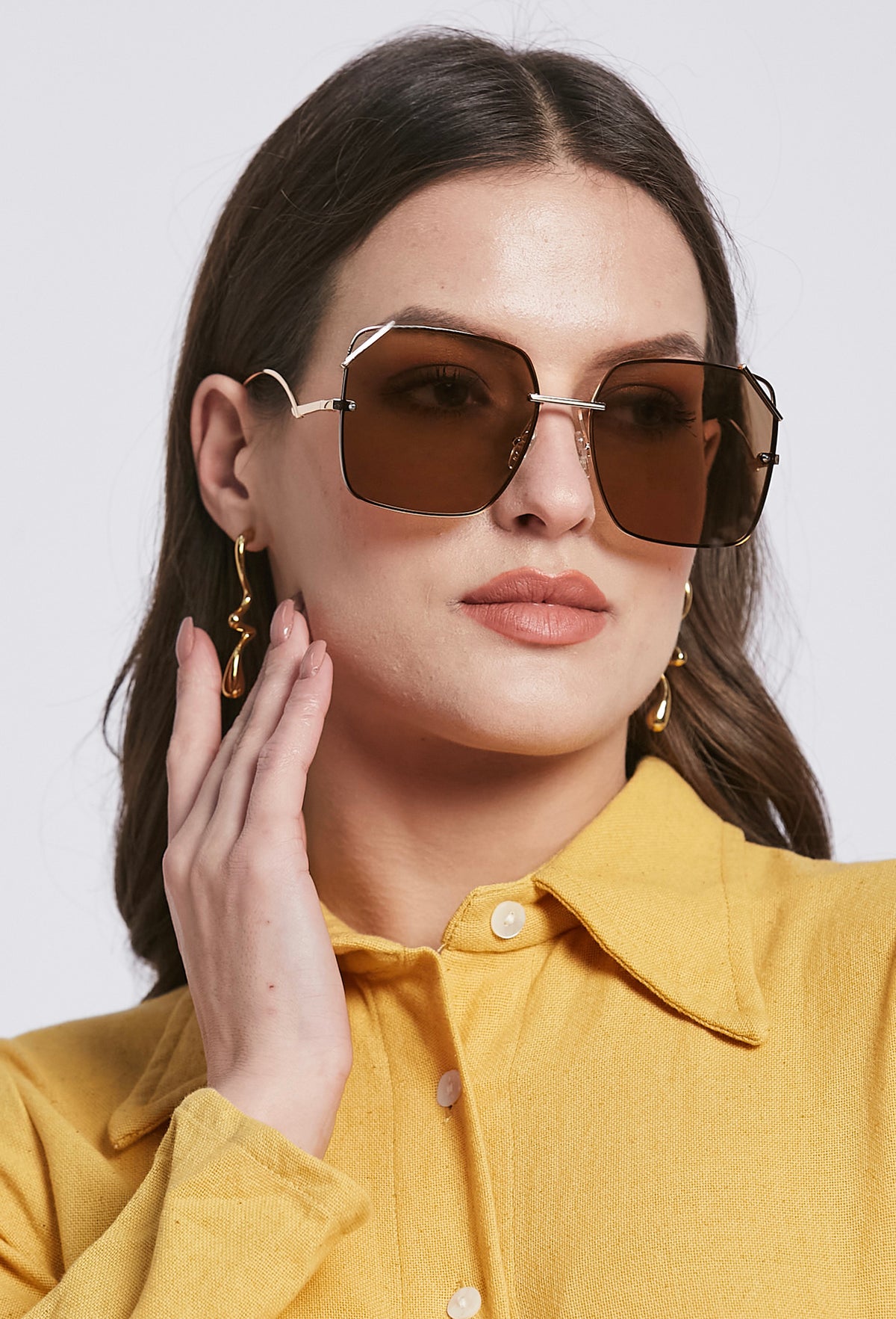 Wisteria brown sunglasses