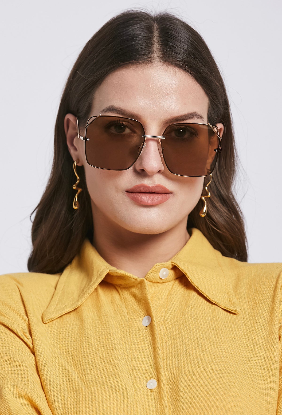 Wisteria brown sunglasses
