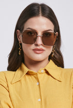 Load image into Gallery viewer, Wisteria Brown Sunglasses
