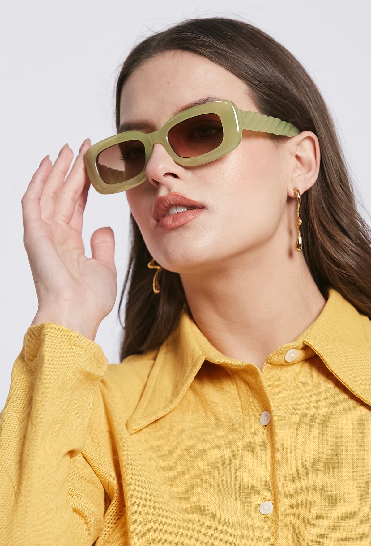 Amara Olive Sunglasses