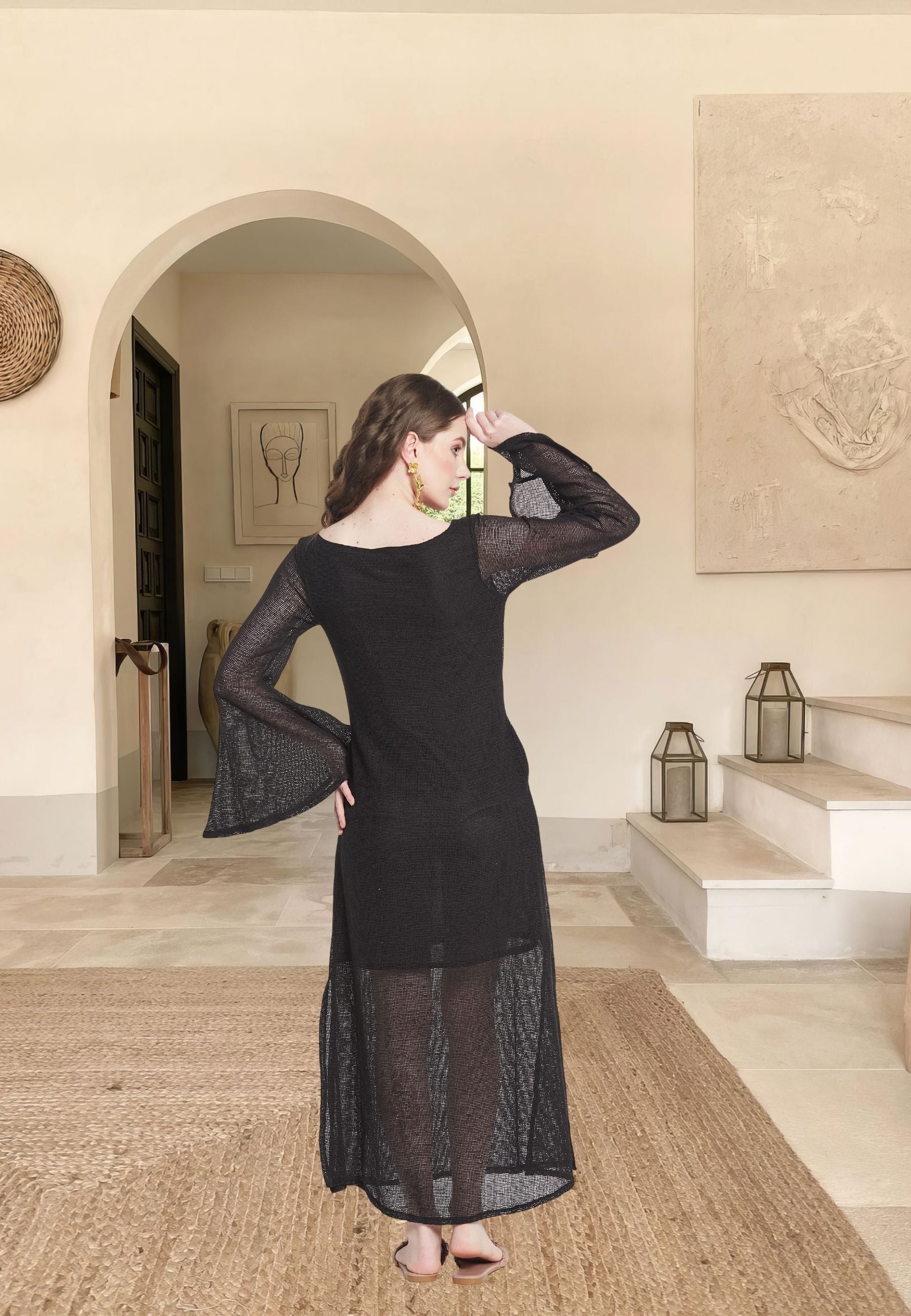 Cassia Black Dress