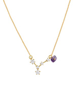 Load image into Gallery viewer, constellation pisces zodiac necklace Bombay Sunset
