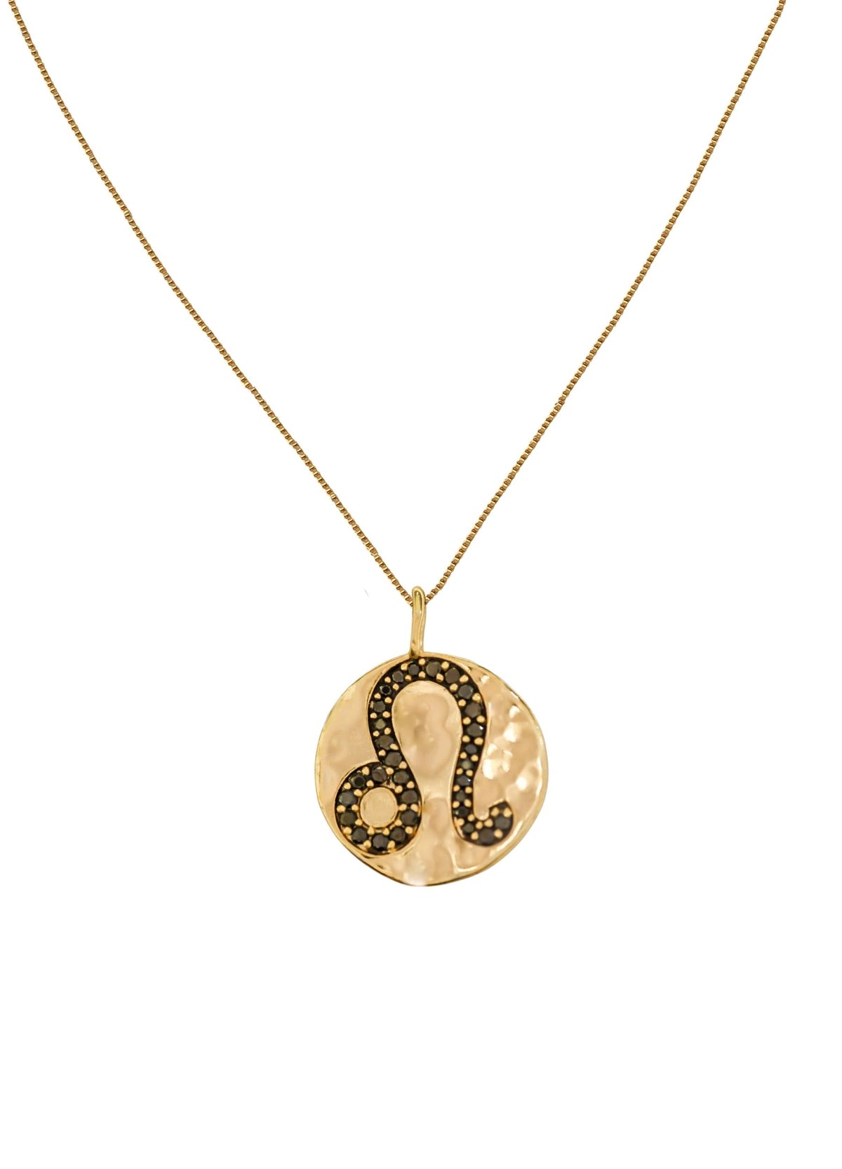 Stellar leo coin pendant bombay sunset