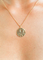 Load image into Gallery viewer, stellar leo coin pendant Bombay Sunset
