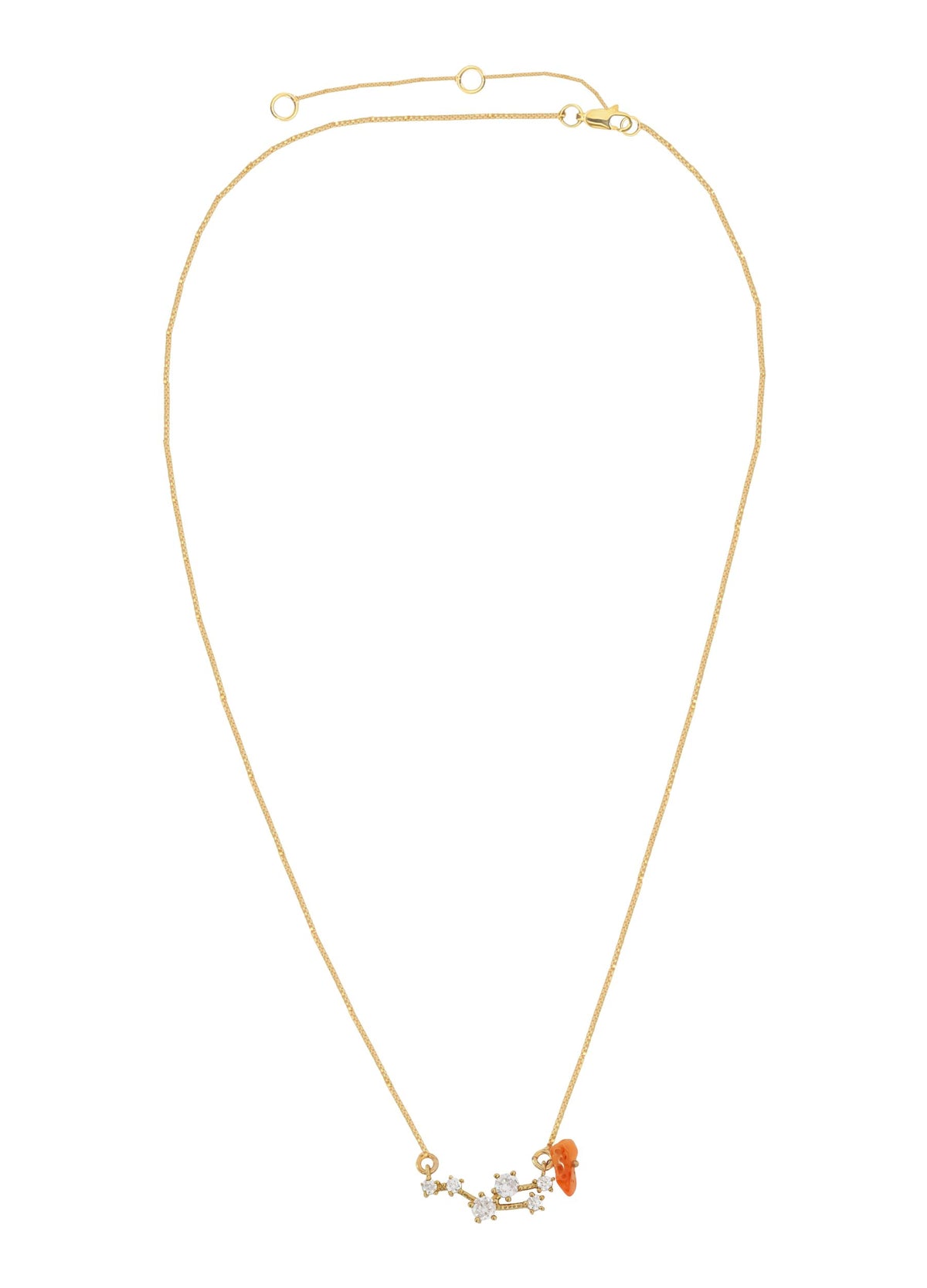 Constellation cancer zodiac necklace bombay sunset