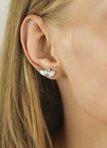 Load image into Gallery viewer, silver benitta earrings Bombay Sunset

