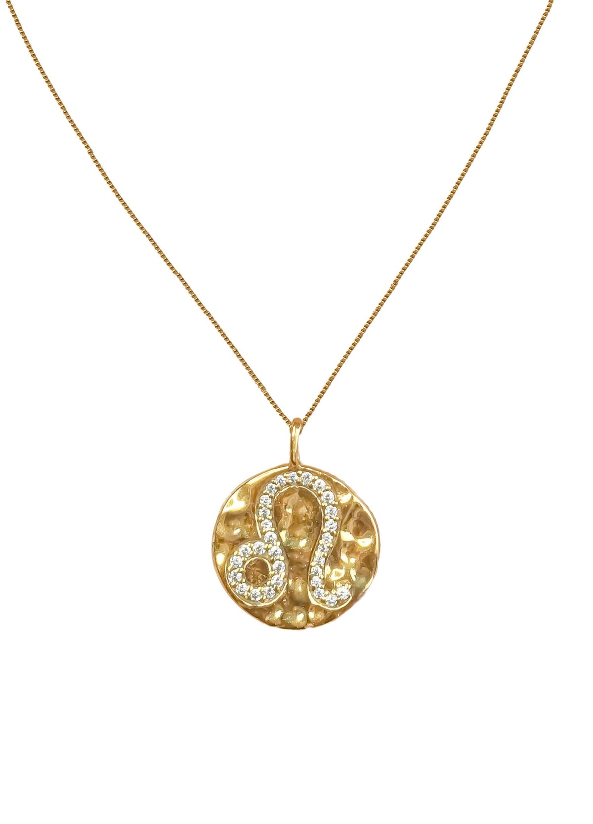 Stellar leo coin pendant bombay sunset