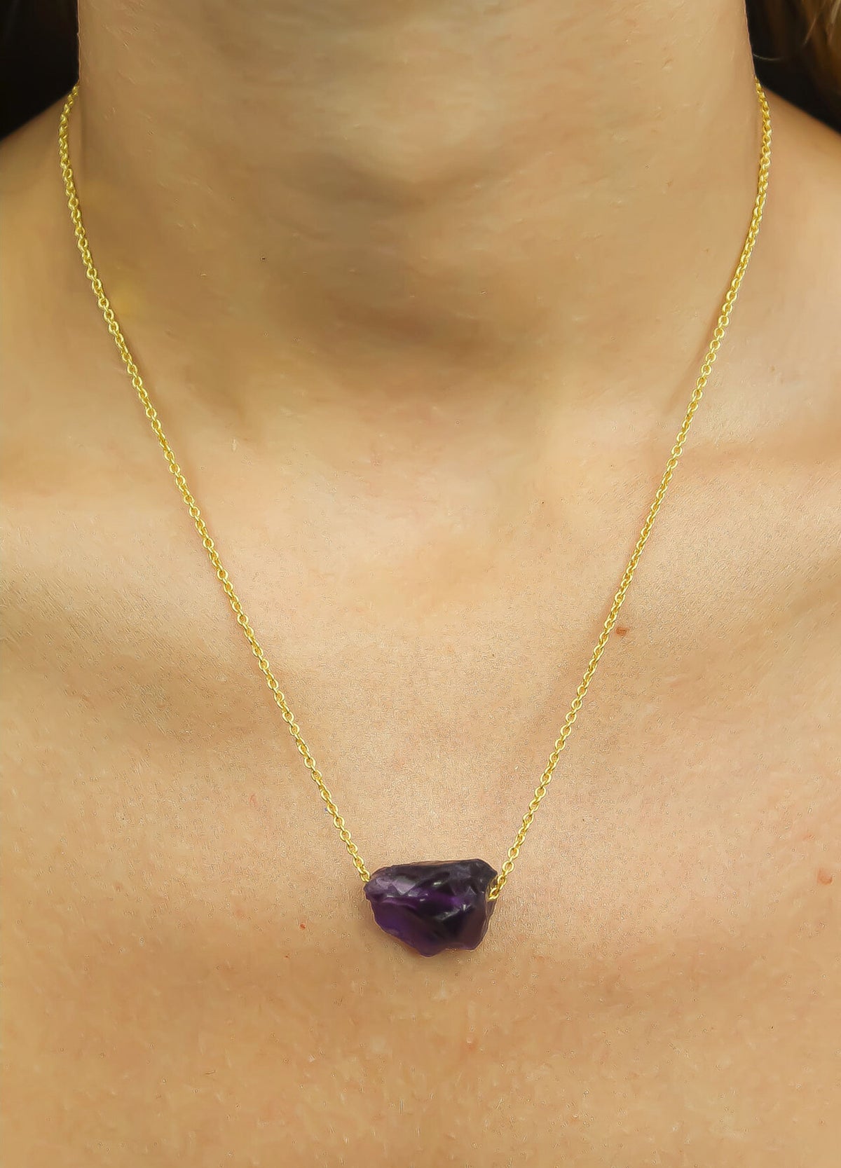 Collar de piedra natural cósmica bombay be sunset