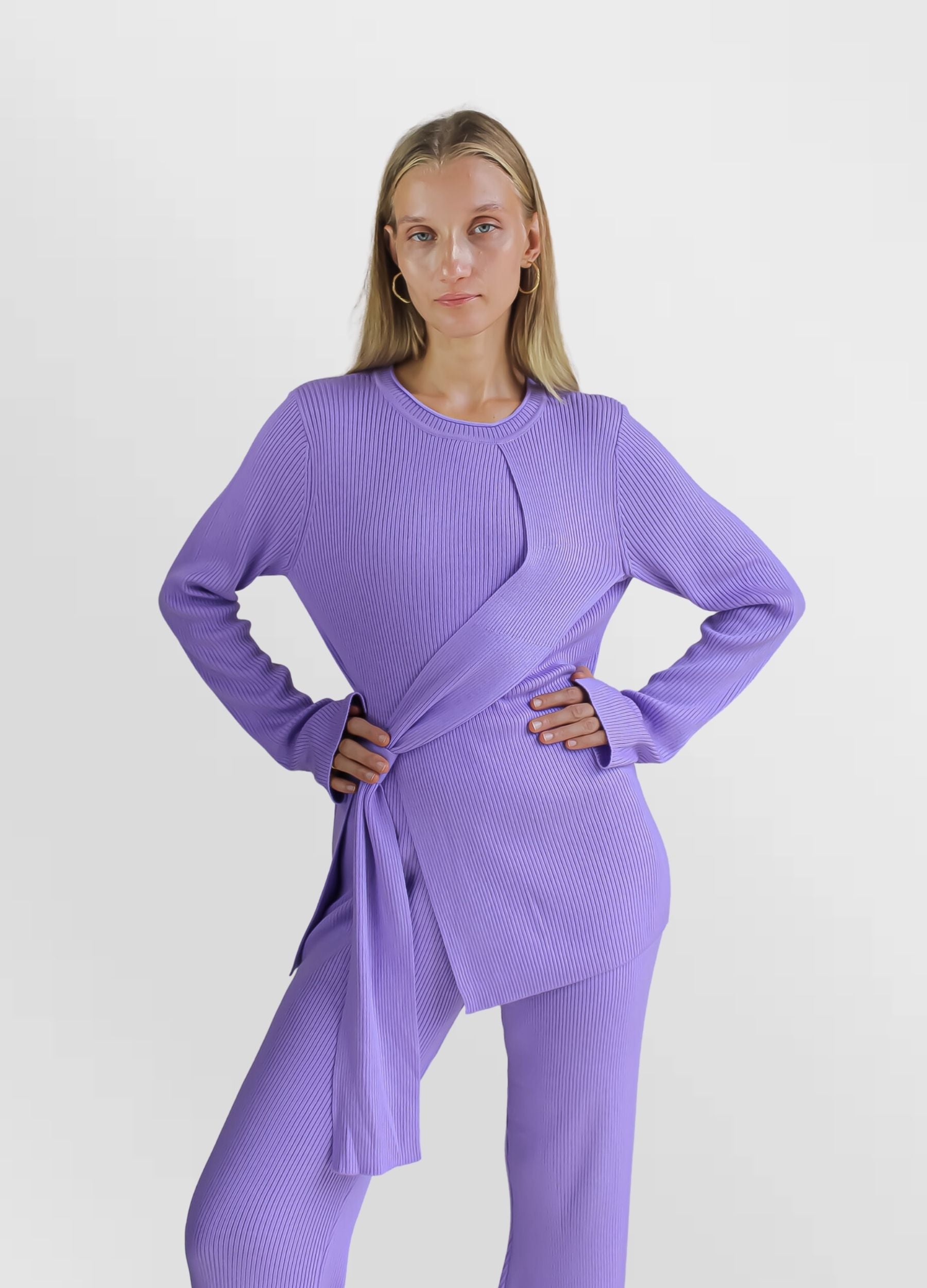 alana lavender top Bombay Sunset