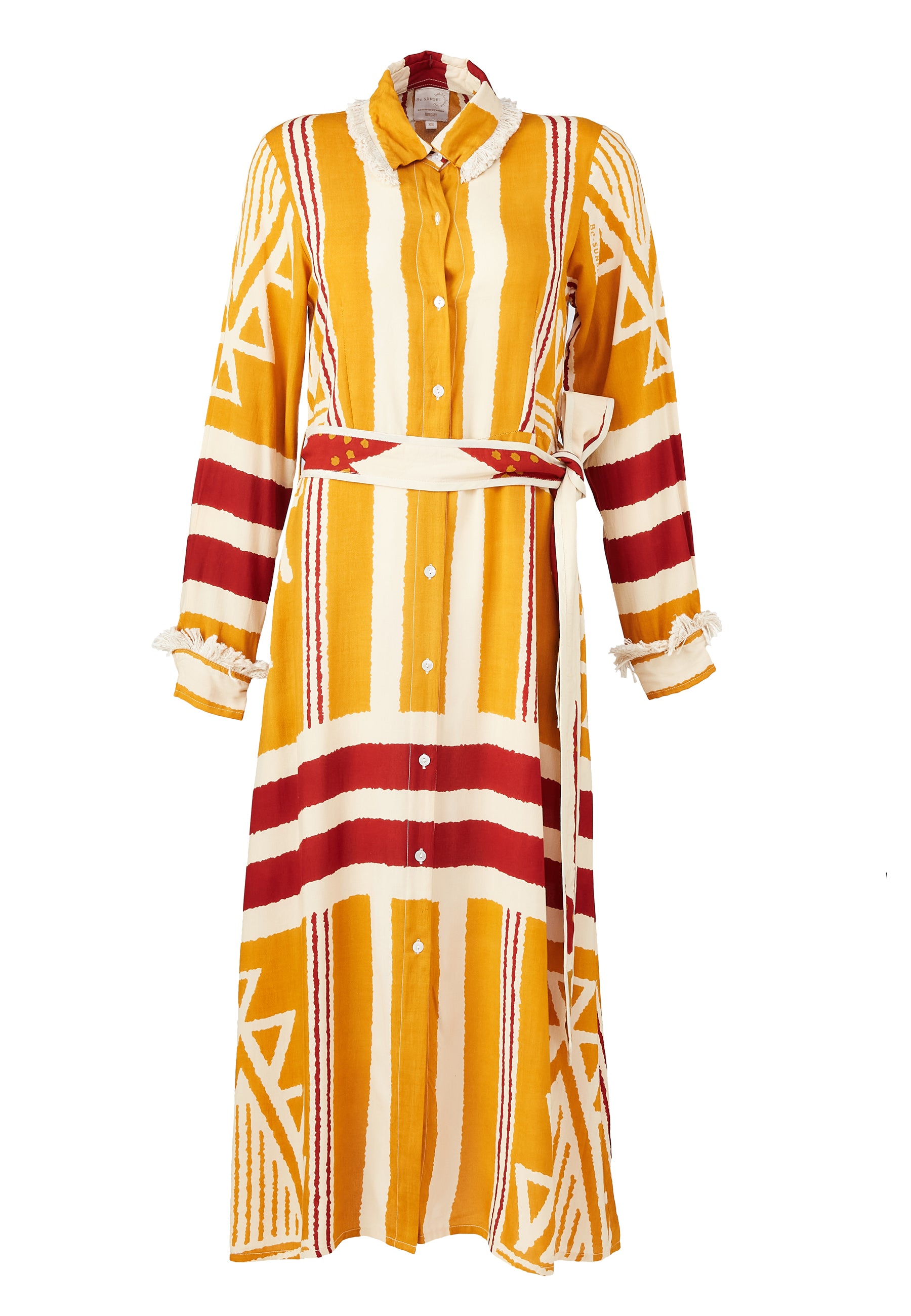 Brio Saffron Shirt Dress