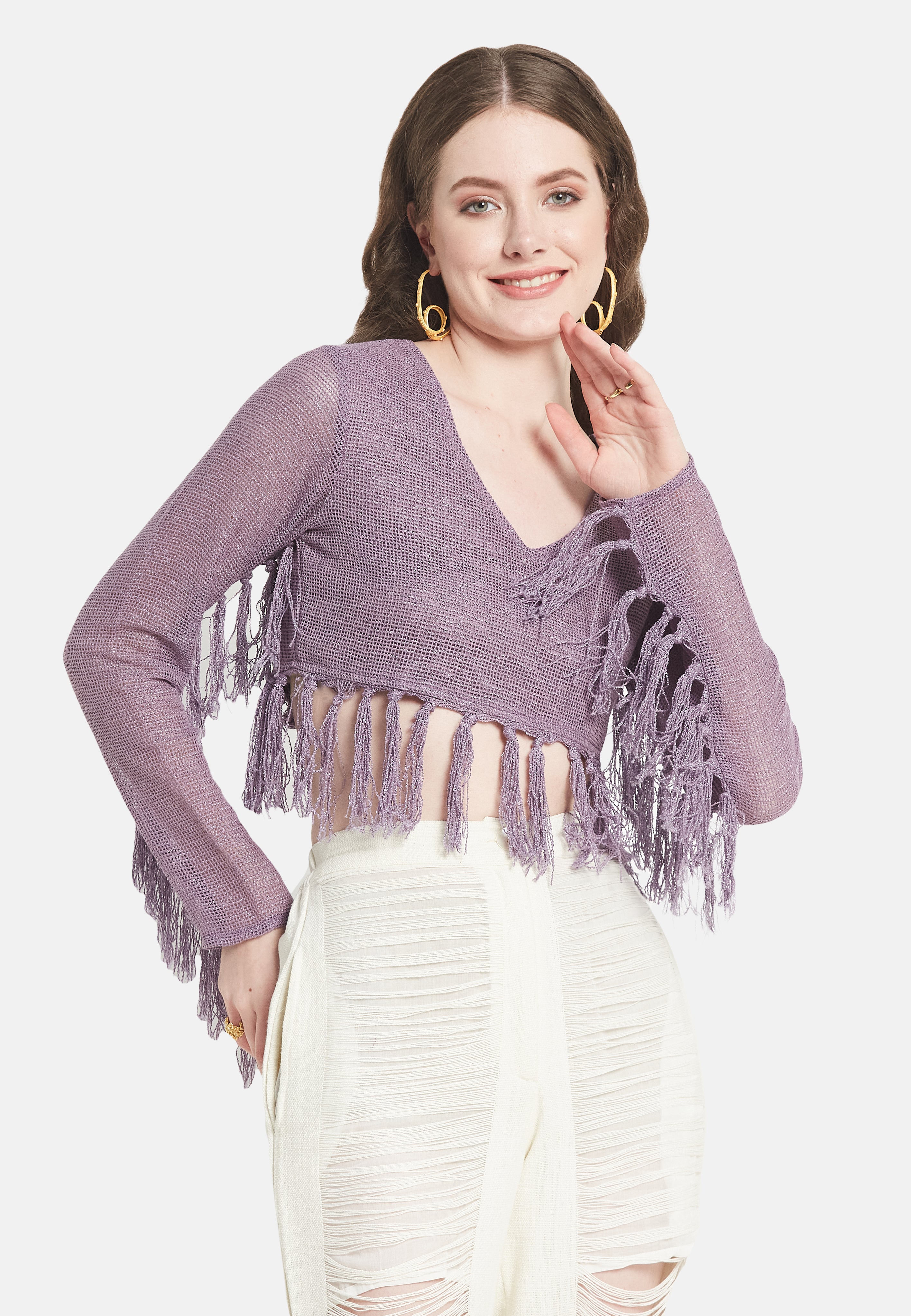 Whimsy Lavender Top