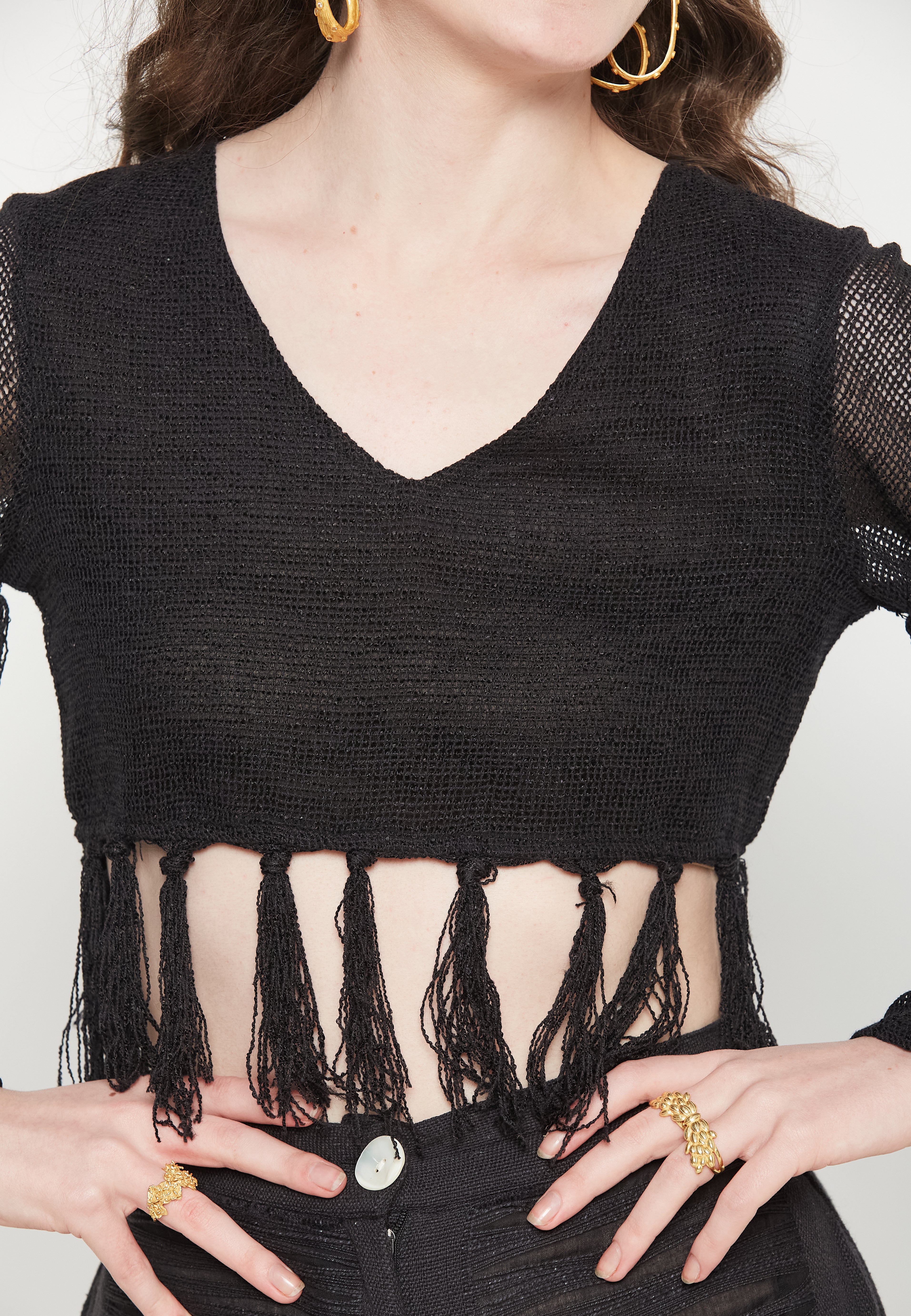 Whimsy Black Top