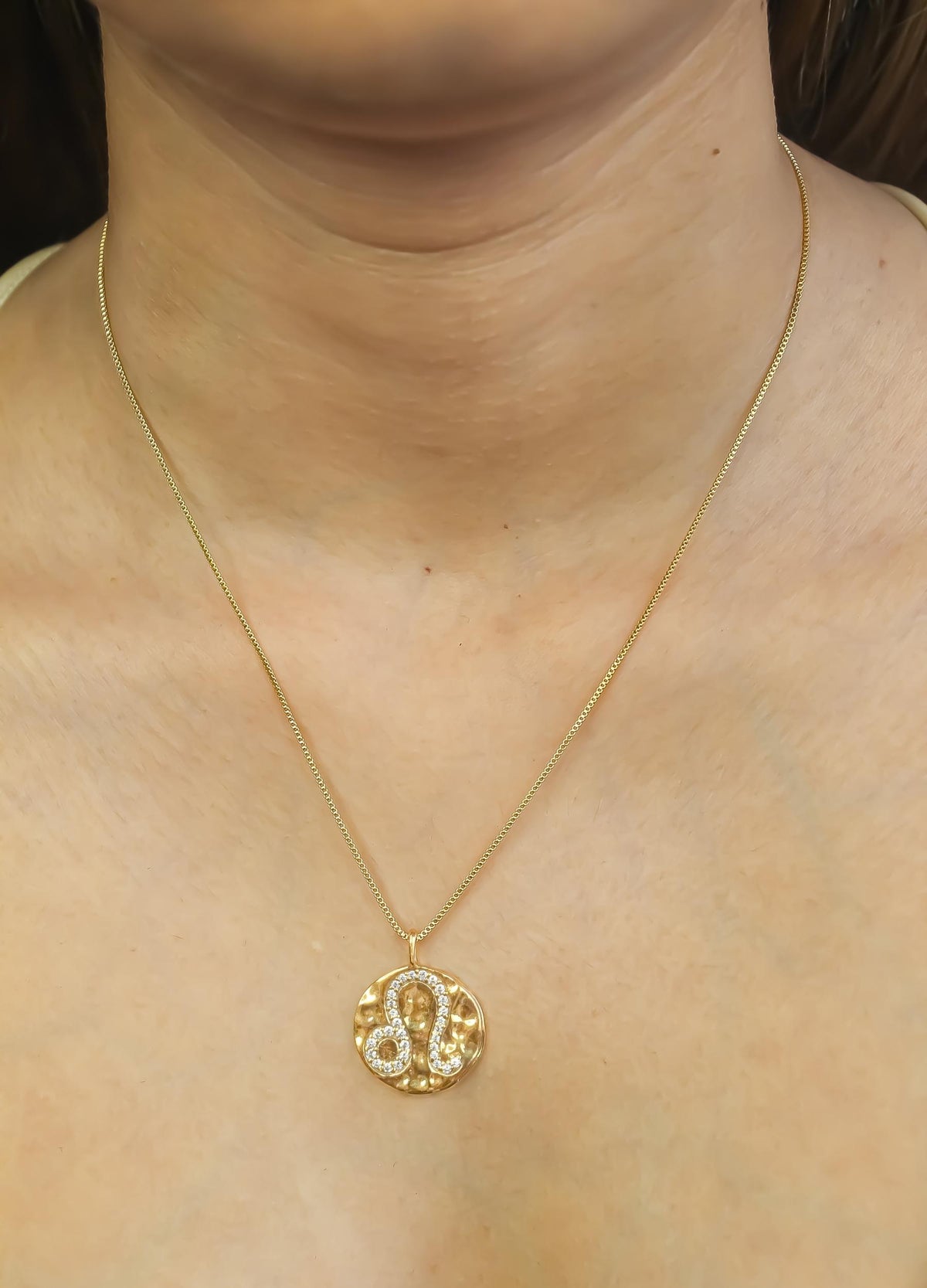 Stellar leo coin pendant bombay sunset
