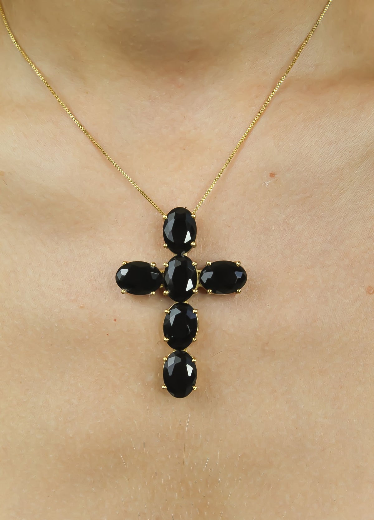 Faith pendant necklace bombay sunset