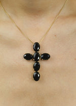 Load image into Gallery viewer, faith pendant necklace Bombay Sunset
