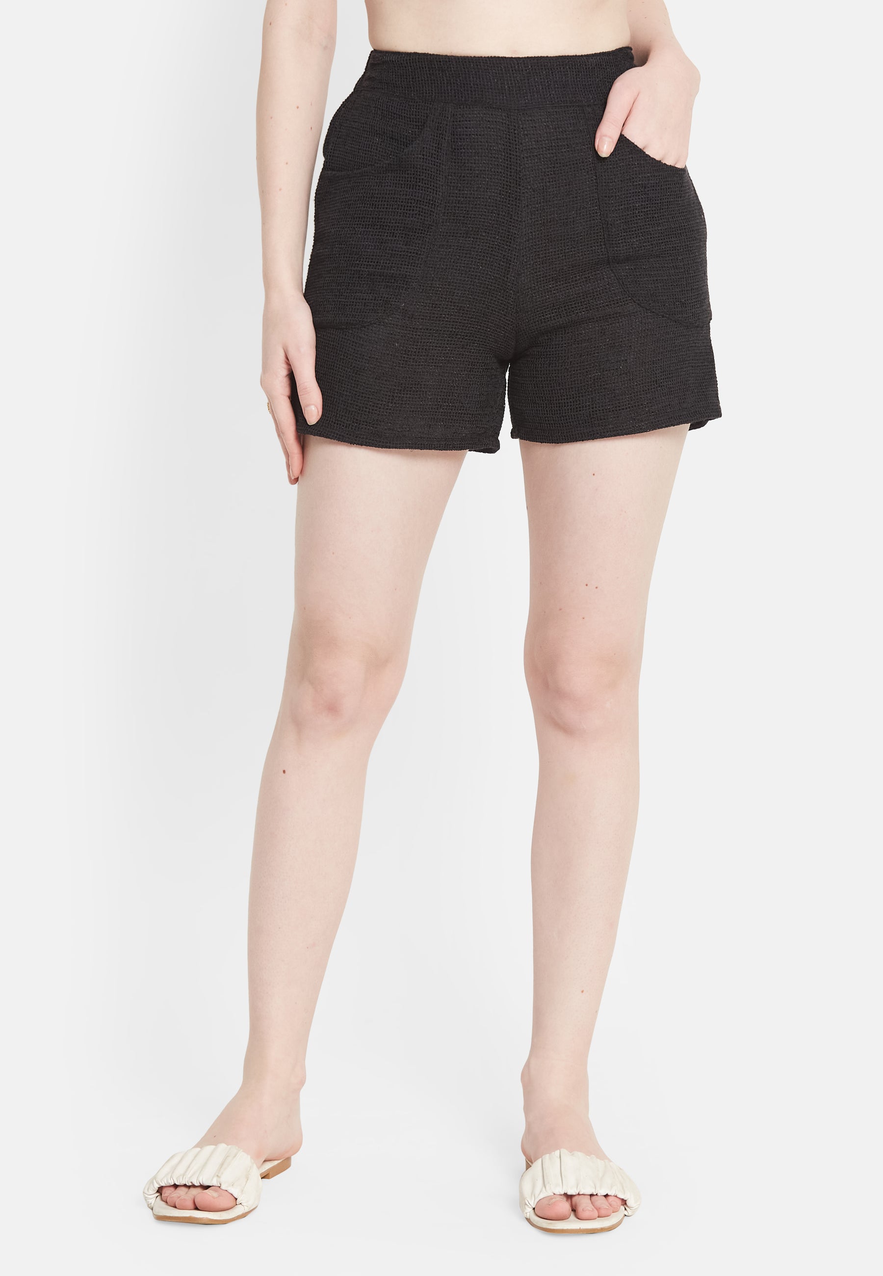 Bay Black Shorts