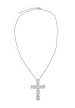 Load image into Gallery viewer, Silver Faith Pendant Necklace Bombay Sunset
