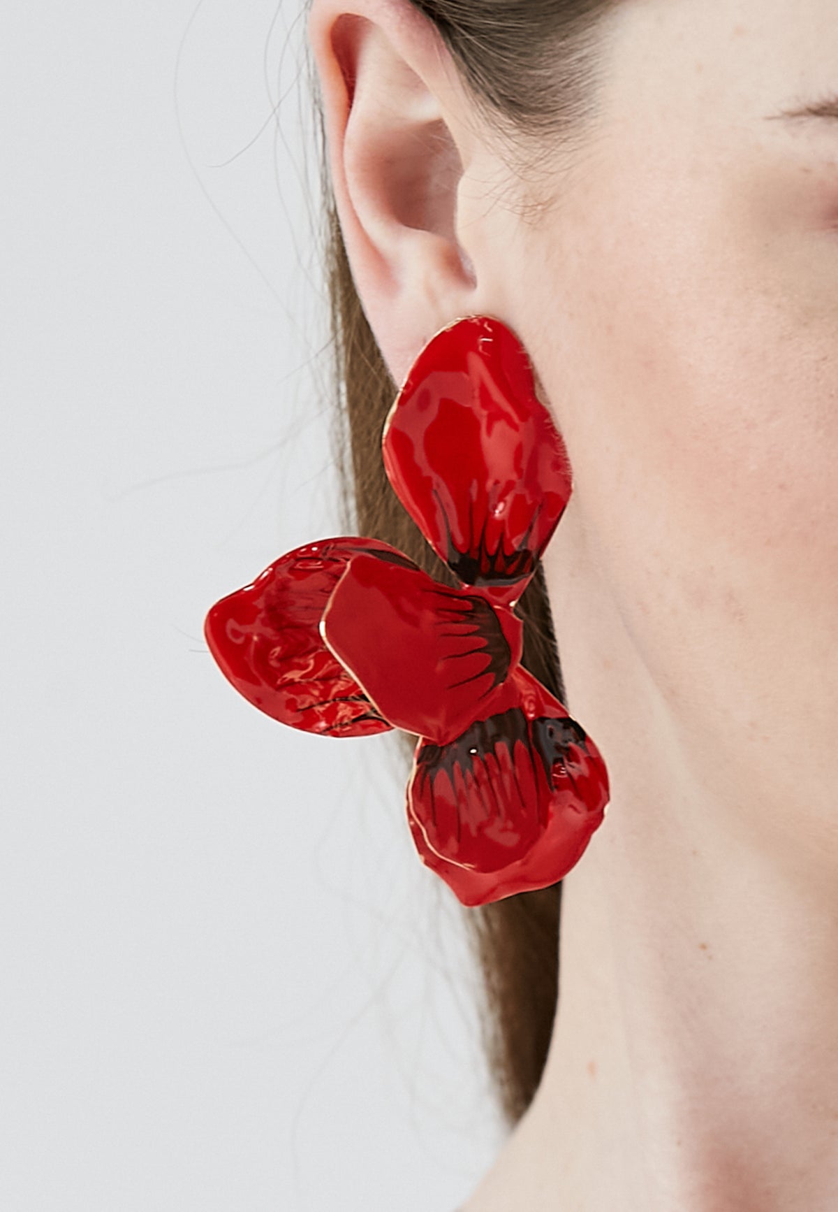 Luma Red Earrings