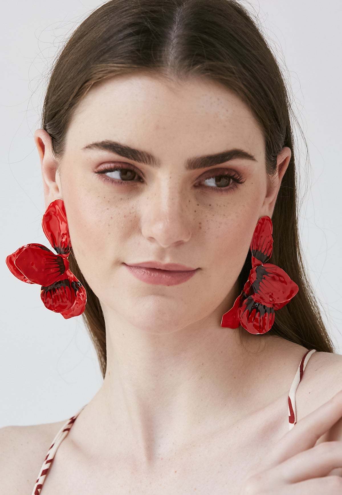 Luma Red Earrings