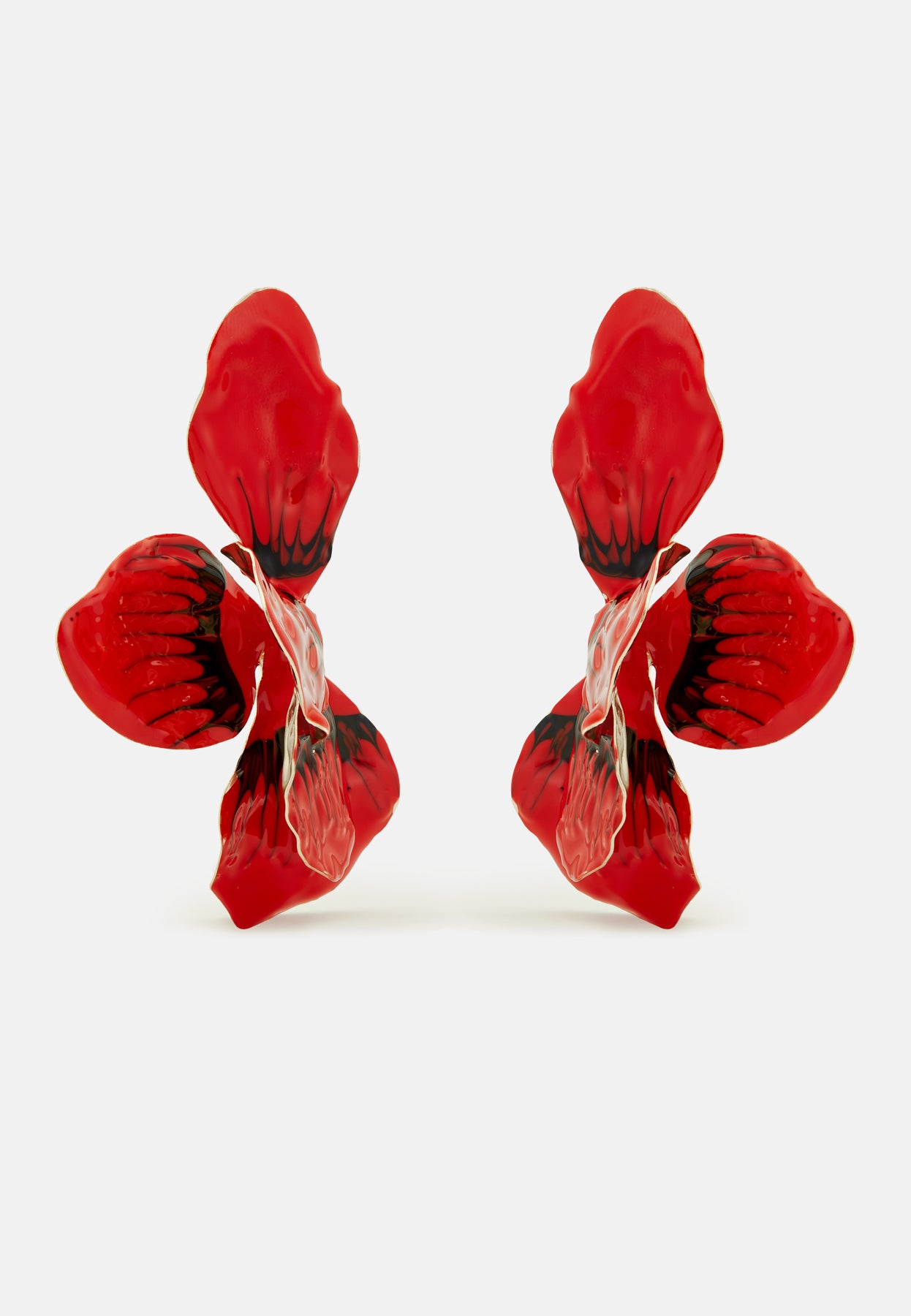 Luma Red Earrings